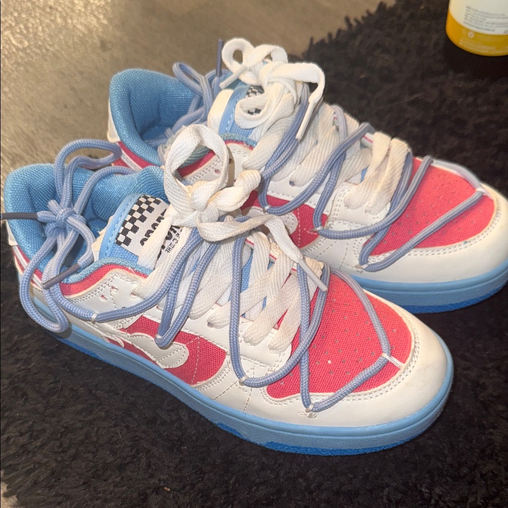 Stylish Pink and Blue womens Shoes